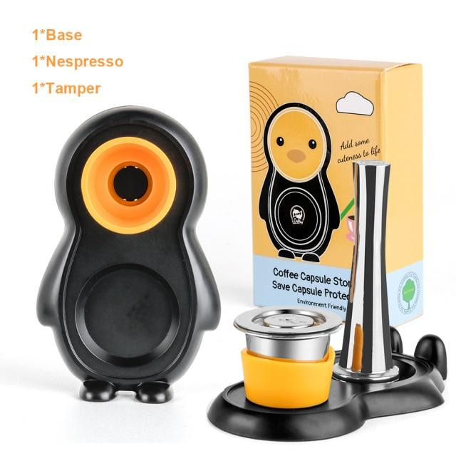 ICafilas Refillable Stainless Steel Espresso Coffee Maker Capsule For Nespresso Machine Reusable Filter Coffee Pods