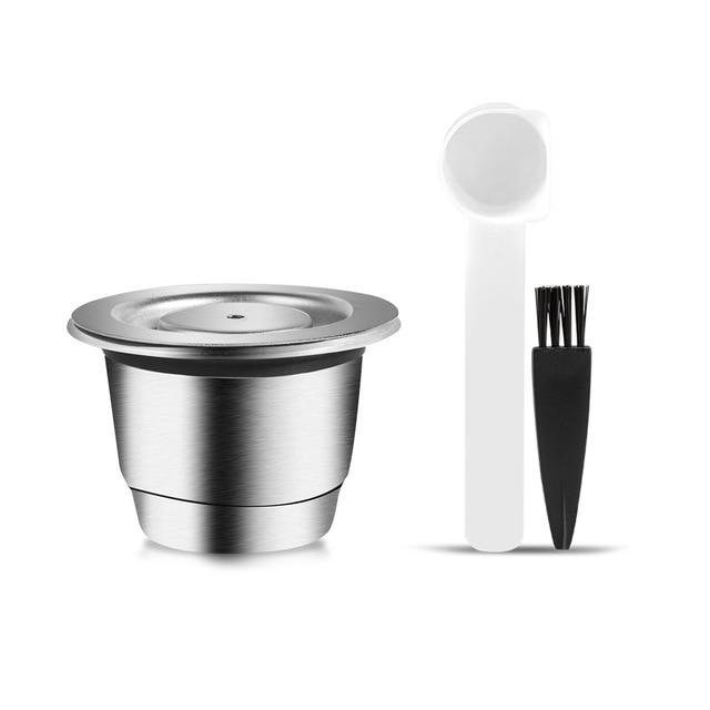 iCafilas New Upgraded Reusable Coffee Capsule For Nespresso Stainless Steel Coffee Filters Espresso Coffee Crema Maker